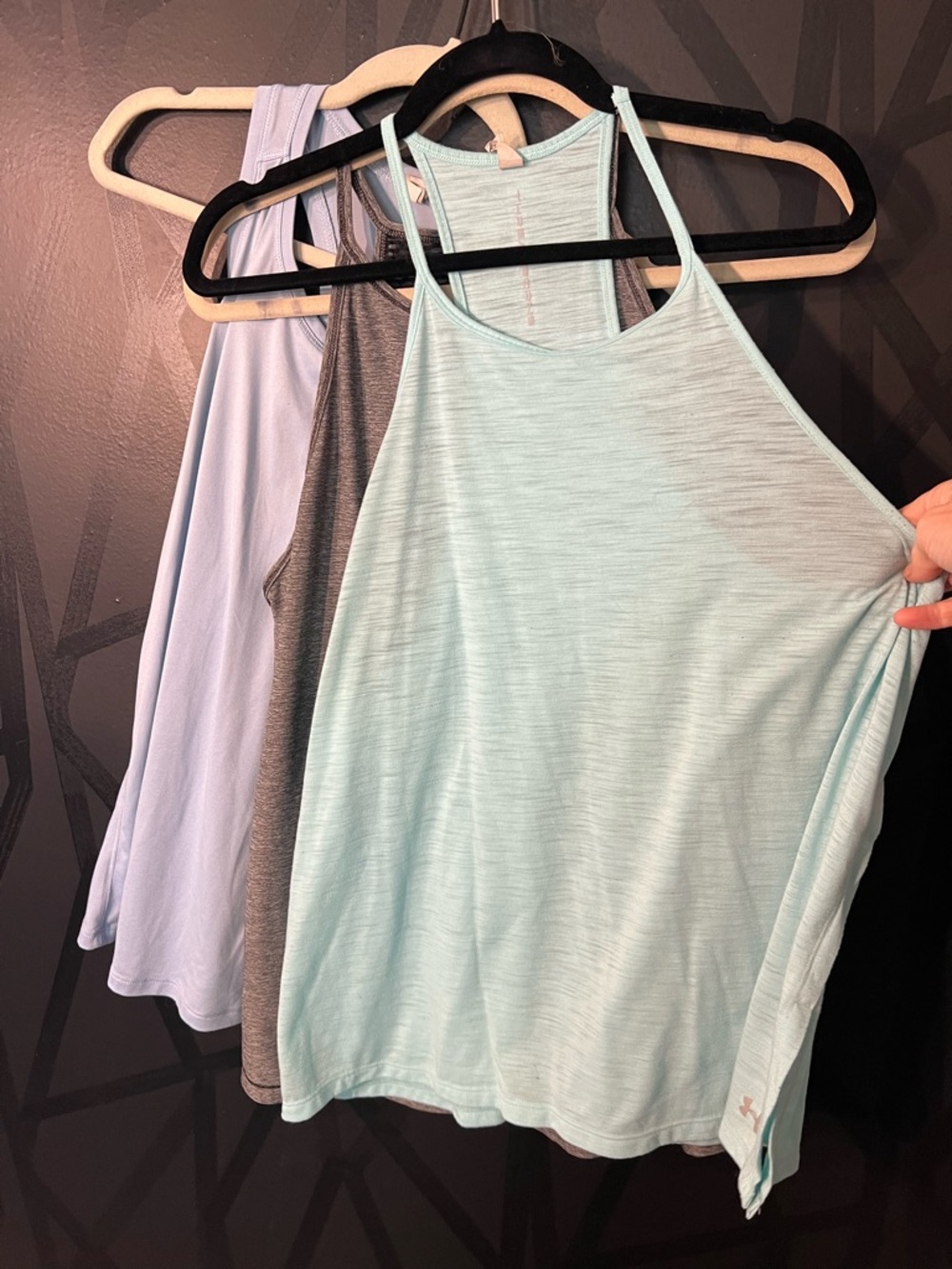 3 Large gym tanks